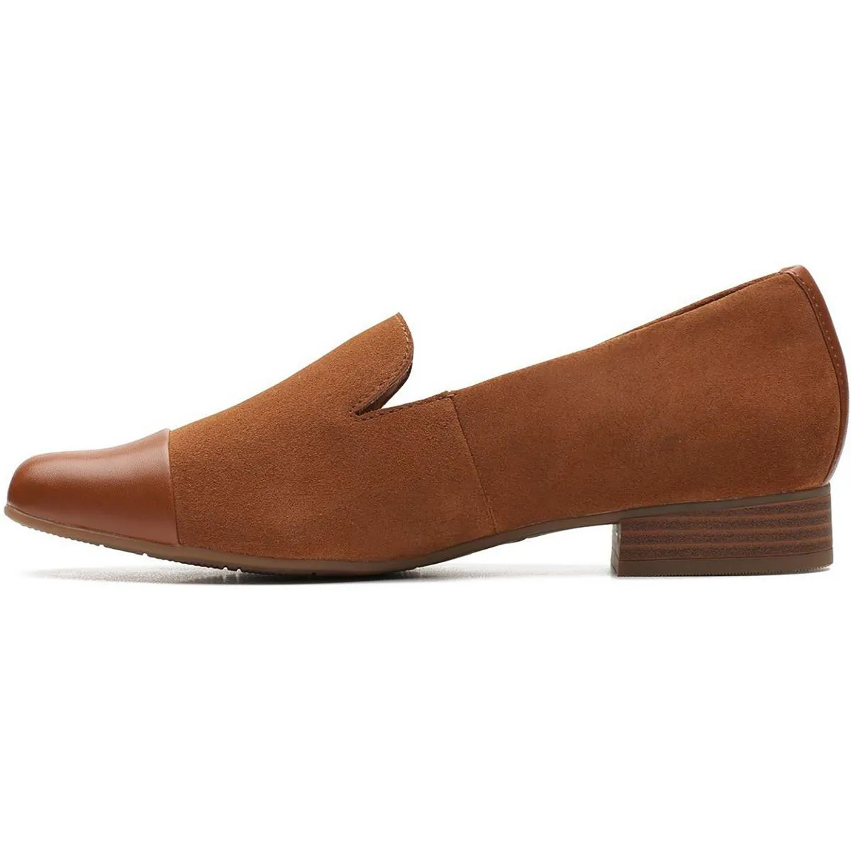 Clarks Womens Tilmont Step Suede Slip On Loafers