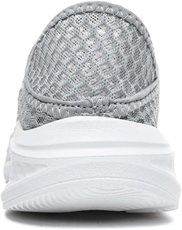 Men's Breathable Knit Sneakers Slip On Casual Shoes for Walking Running Yoga Gym Beach Comfortable Lightweight