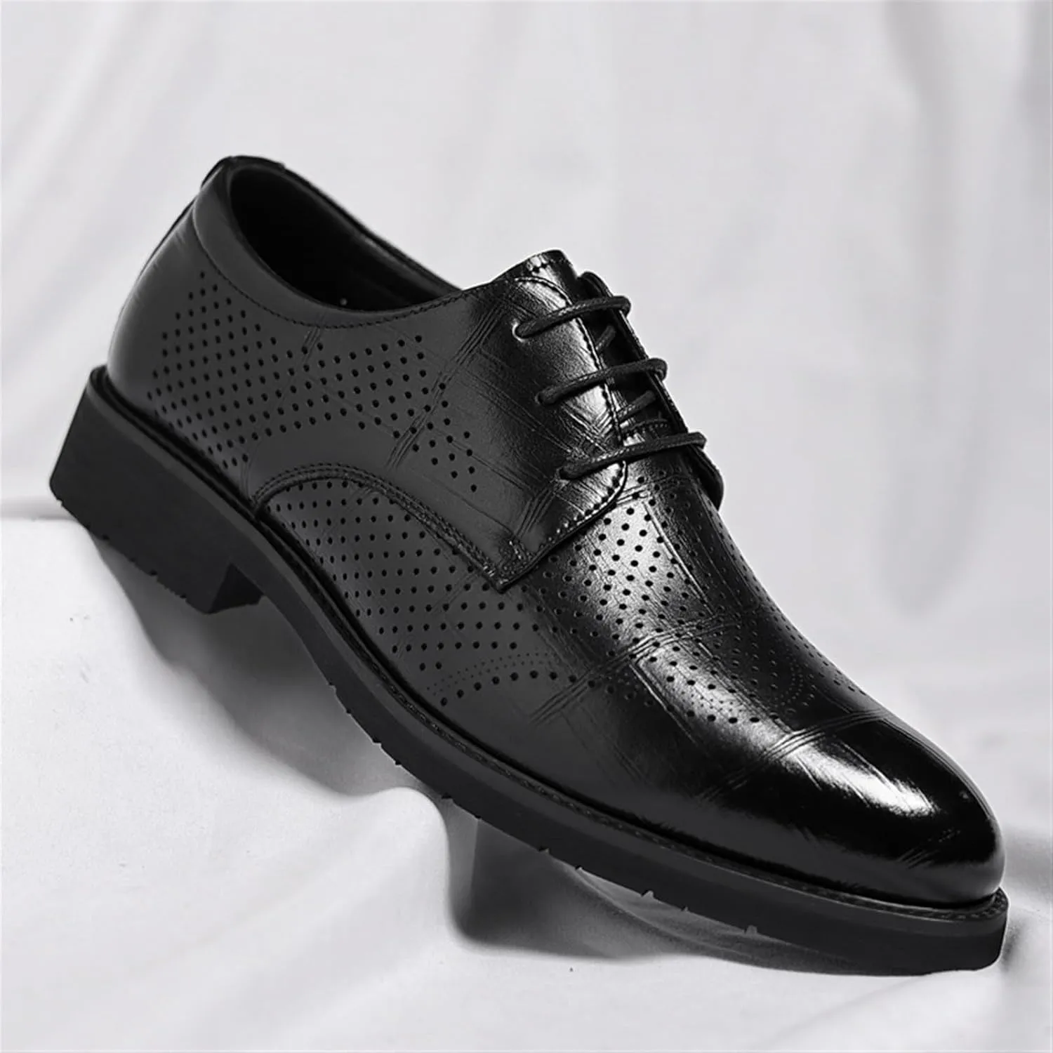 Men's Dress Shoes Formal Business Casual Oxford Shoes Non Slip Casual Work Derby Shoes for Men