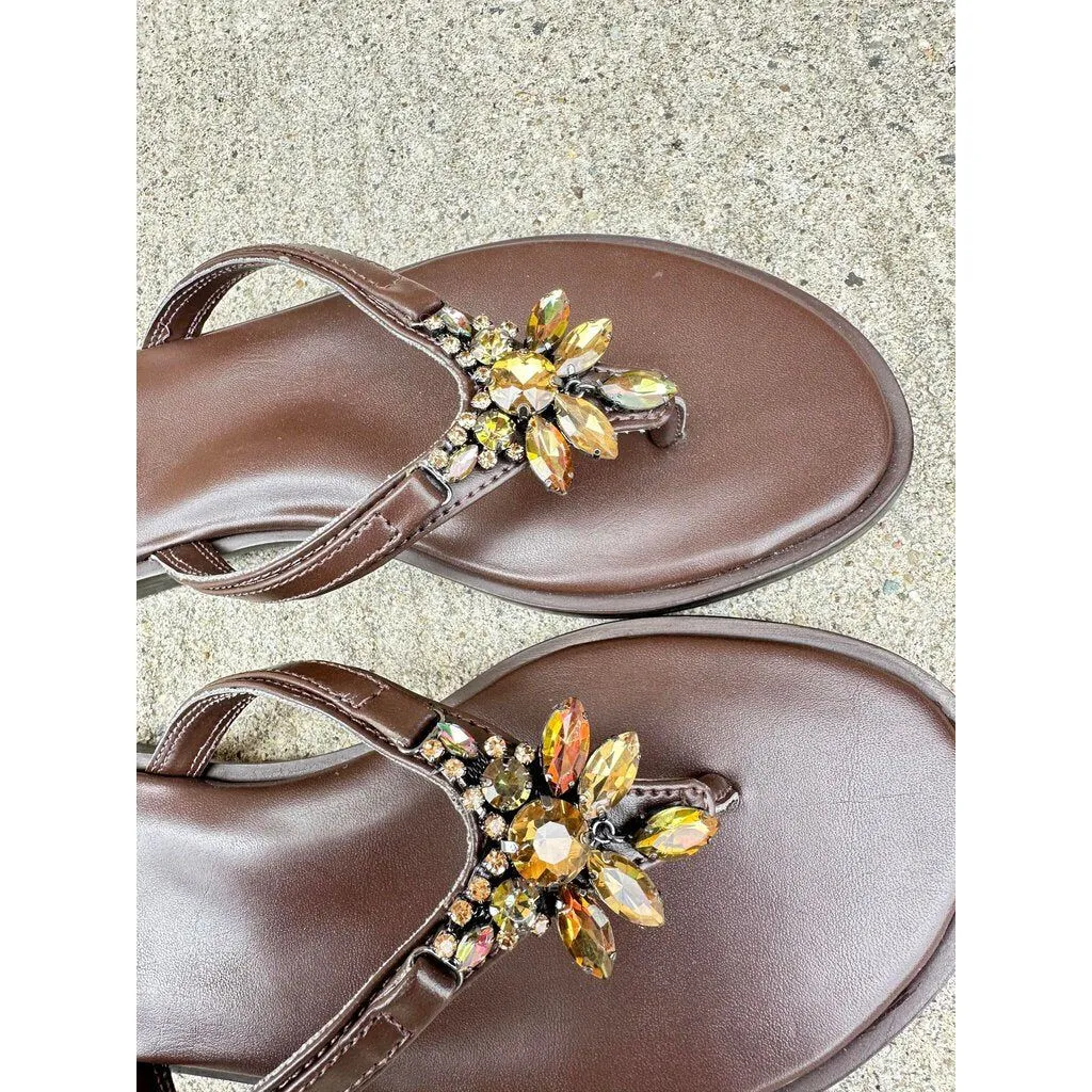 Naturalizer Liliana Sandals in Mocha - Size 5.5
