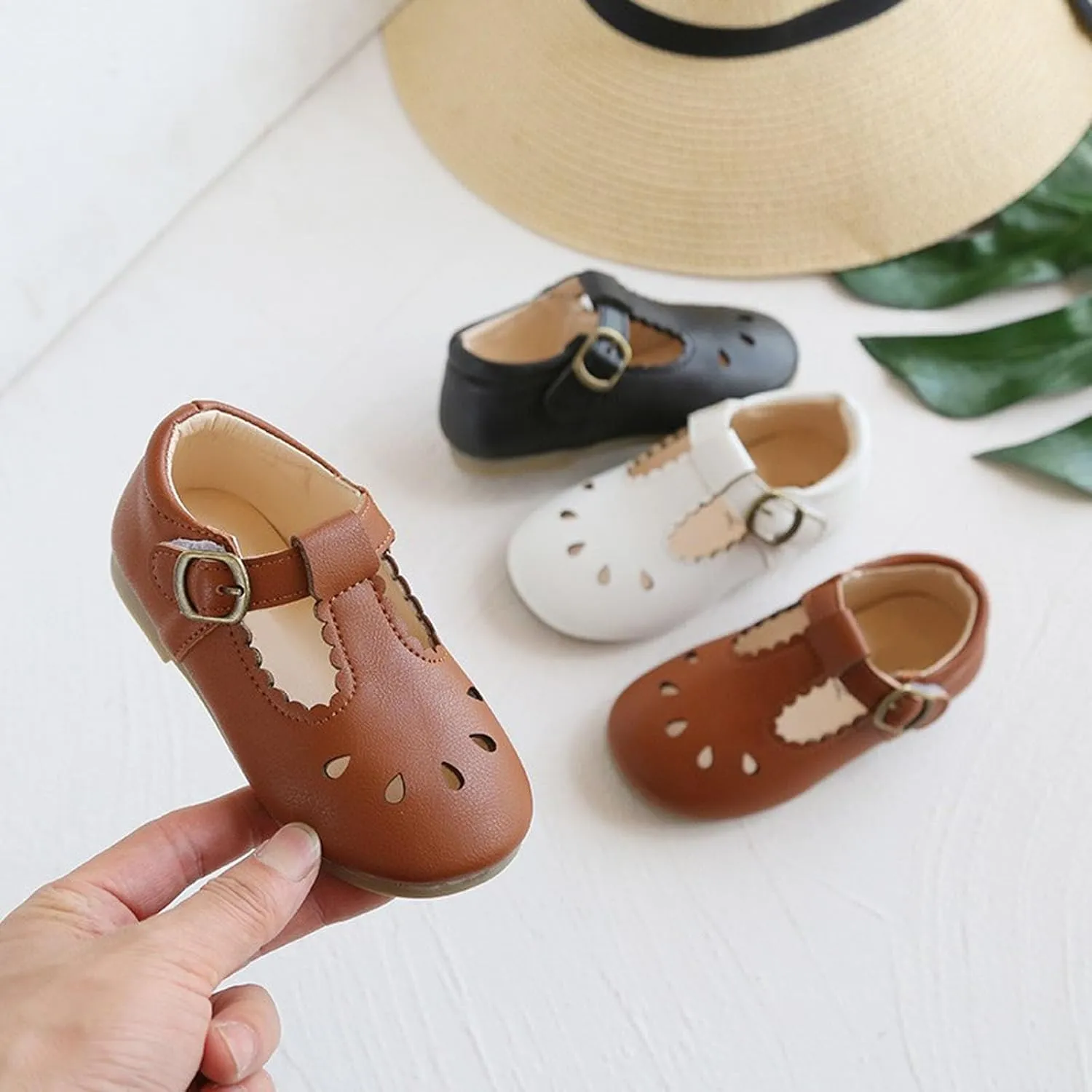 Toddler Leather Loafers Sandals Beach Casual Pool Slide Shoes Baby Infant Summer Soft Flat Casual Crb Shoes Slip On
