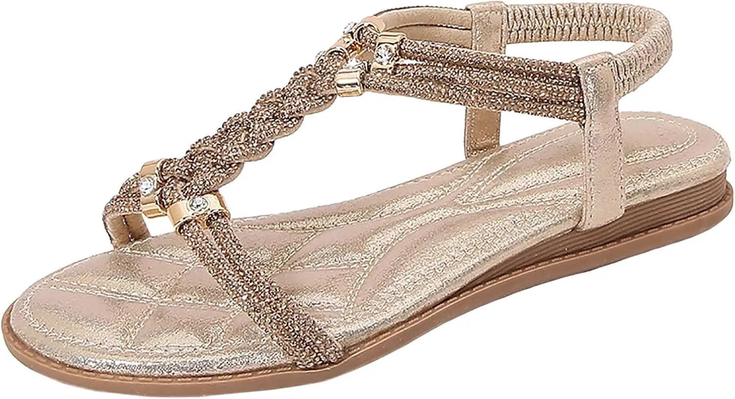 Women Clip Toe Sandals Crystal Jelly Beach Flip Flops Female Students Korean Fashion Wear Women's Heeled Sandals
