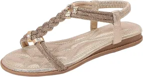 Women Clip Toe Sandals Crystal Jelly Beach Flip Flops Female Students Korean Fashion Wear Women's Heeled Sandals