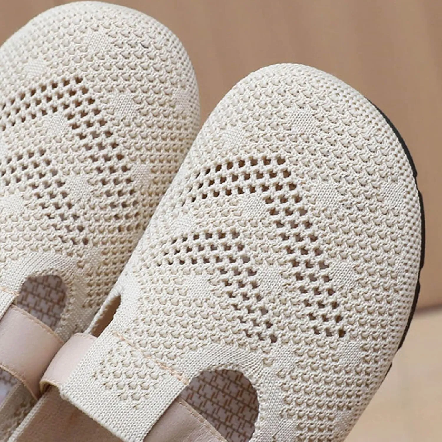 Women's Ballet Shoes Round Toe Slip On Knit Casual Dress Shoes Comfort Ballerina Comfortable Women for Casual