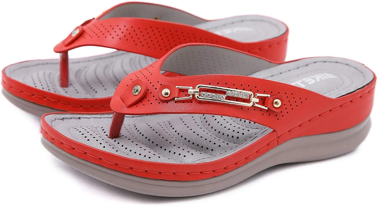 Womens Flip Flops Womens Beach Shoes Comfortable Beach Sandals Slip on Thong Flat Sandals Shower Shoes Women